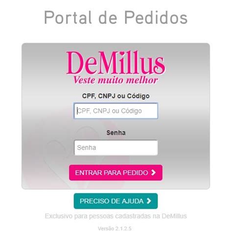 demillus pedidos consultora|2ª via/Negociação